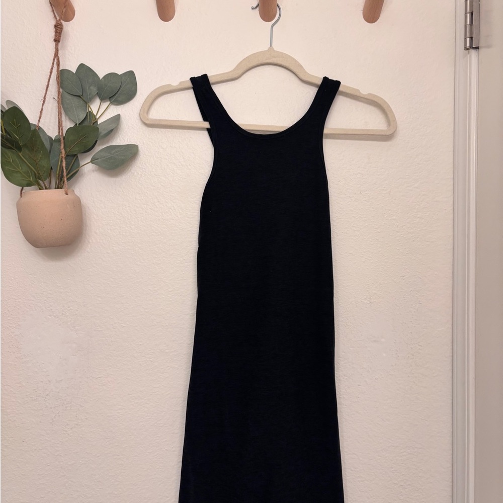 Beyond Yoga Black Spacedye Dress